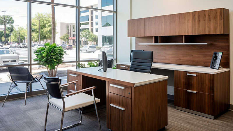 Projetos raesa office with clean design functio